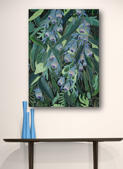 WILD OLIVES painting, original impressionistic painting, Mediterranean style painting, italian style