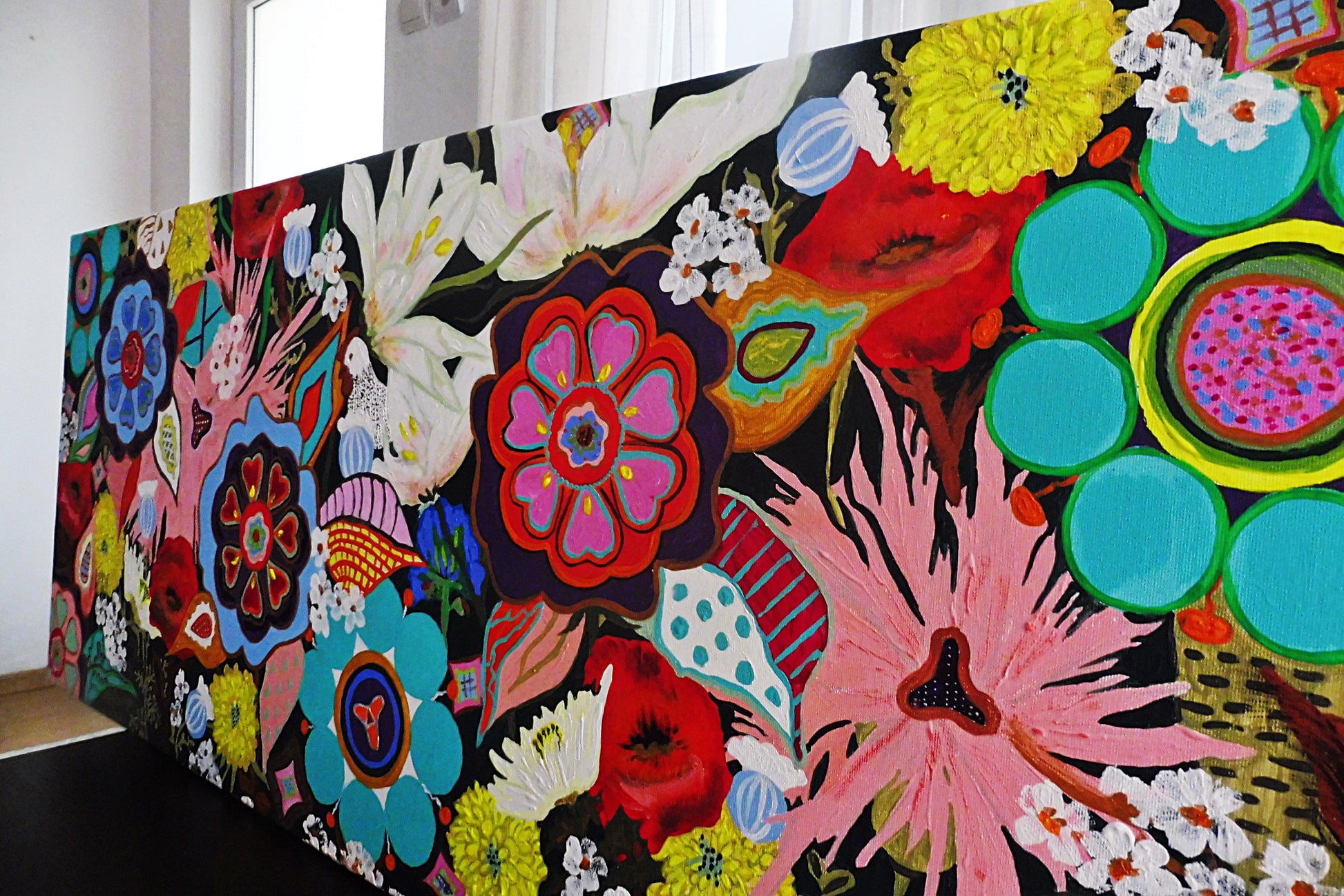 large floral paintings for sale | flowers paintings