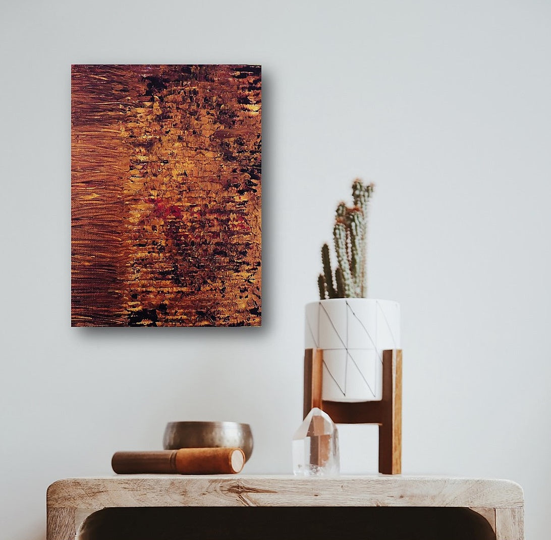 abstract painting in room | sold abstract paintings